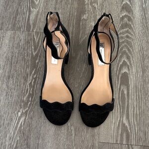 INC International Concepts Black Heeled Sandals